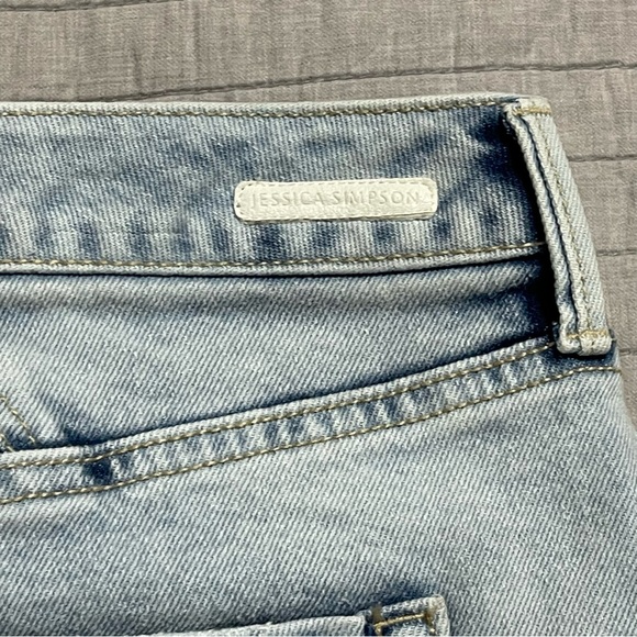 Jessica Simpson Infinite Mini Skirt Acid Wash Denim  Size 32 - Picture 9 of 9